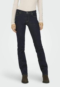 ONLY - SLIM-FIT - Liibuvad teksad - dark blue denim Väikepilt 1