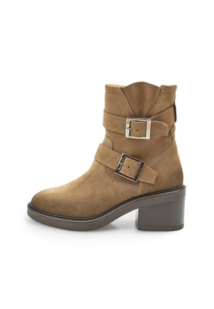 Stivaletti texani / biker - marrone