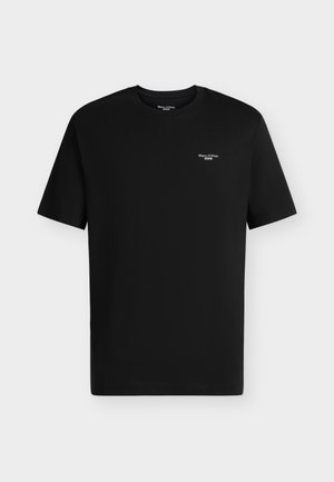 Marc O'Polo DENIM, SHORT SLEEVE LOGO ON CHEST - Camiseta básica - black