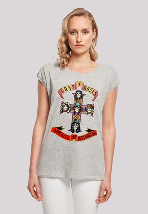 GUNS 'N' ROSES BAND APPETITE FOR DESTRUCTION - Print T-shirt - heather grey