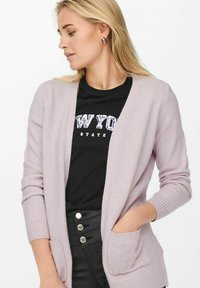 ONLY ONLLESLY OPEN - Strickjacke - orchid petal