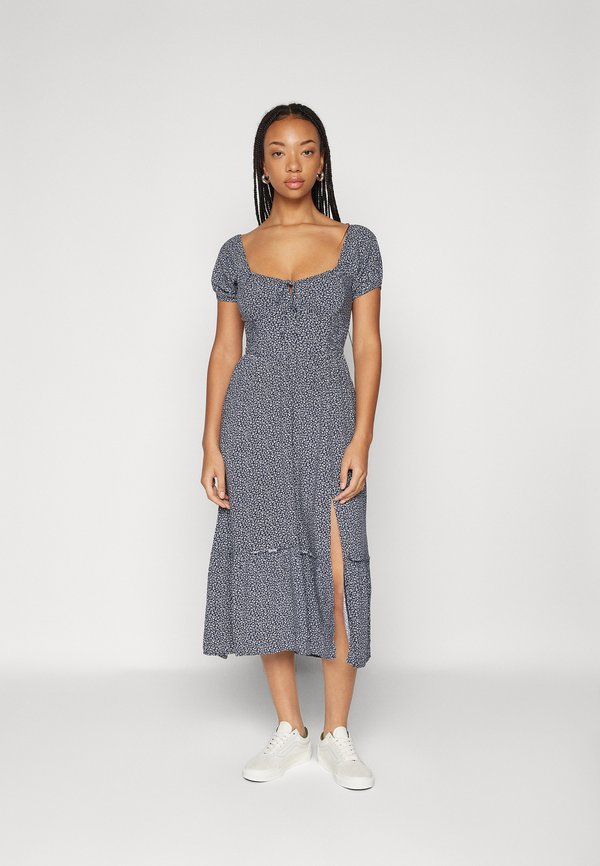 Hollister Sofia Side-Smocked Midi Dress - Maxi dress4