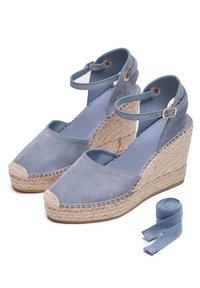 FRED MARTIN COLLECTION BARI - Sandály na platformě - jeans suede