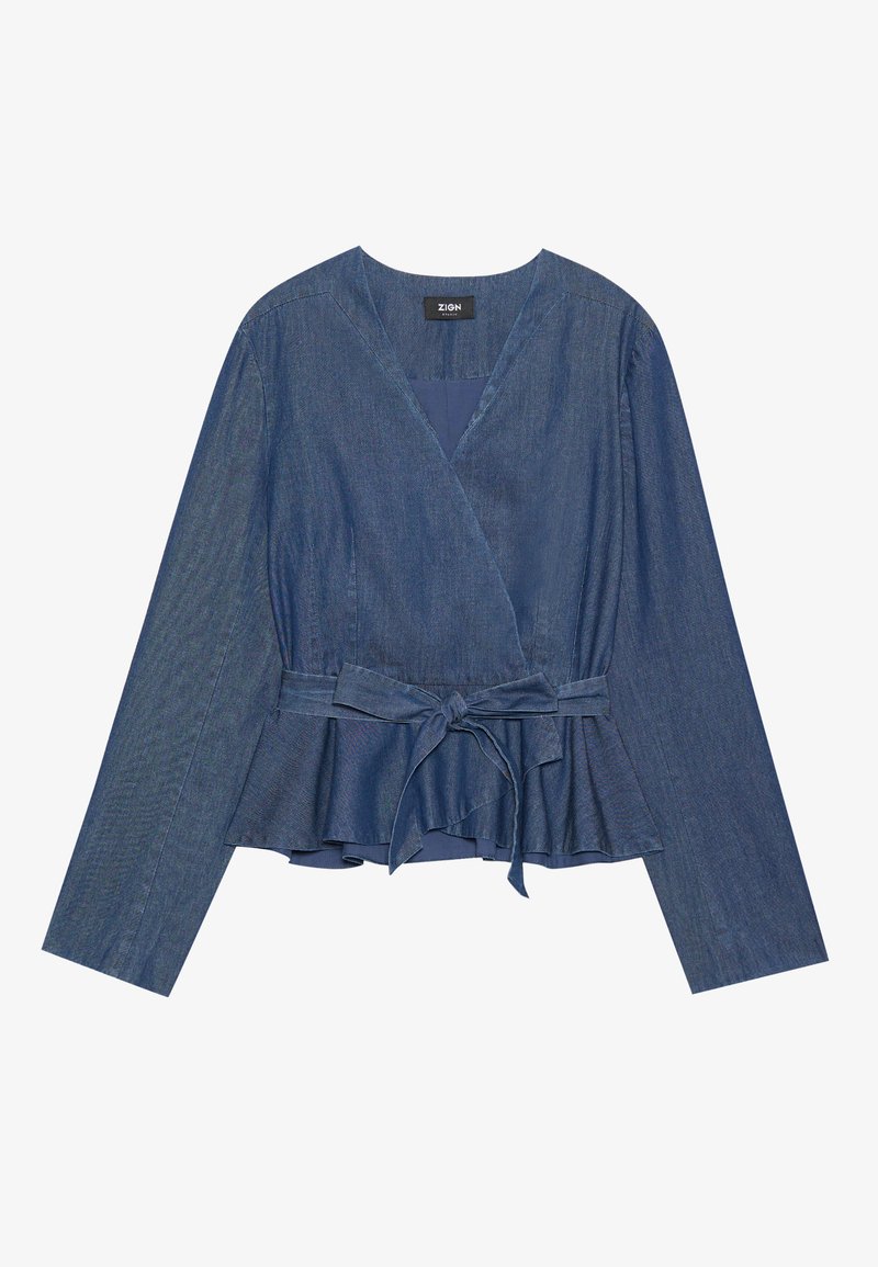 Zign Studio Blazer donkerblauw denim Zign Studio Blazer donkerblauw denim