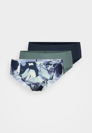 INVISIBLE HIPSTER 3 PACK - Briefs - green/multi-coloured/dark blue