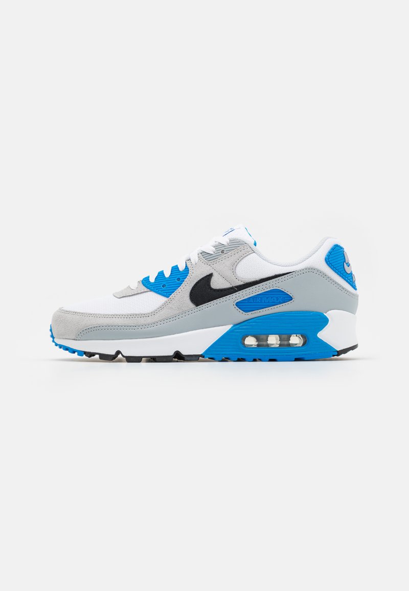 Nike Sportswear AIR MAX 90 - Sneakers - white/black/photo blue