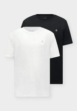 Marc O'Polo 2 PACK JERSEY T-SHIRTS SHORTSLEEVE - Camiseta básica - black_multi