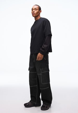 CARGO PARACHUTE - Jeans workwear - black