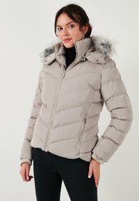 LELA REGULAR FIT - Zimska jakna - ecru