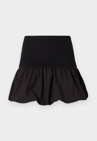 NMBIANCA MINI BUBBLE SKIRT - Miniskjørt - black