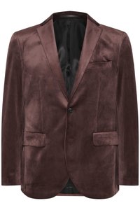 MAGEORGE ELEGANT VELVET BLAZER - Pikkutakki - bitter chocolate