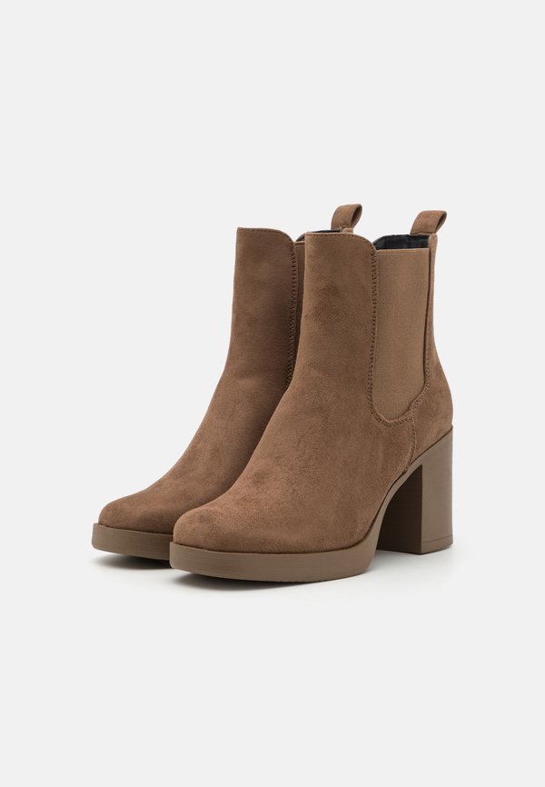 Platform ankle boots - taupe4