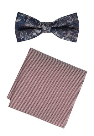 SET FLORAL/ UNI - Einstecktuch - dunkelhimbeere