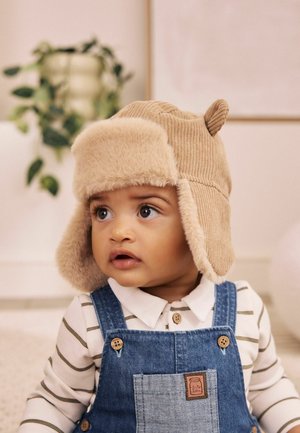 Next, CORD TRAPPER BABY HAT - Huer - neutral beige
