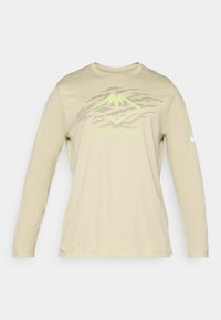 FUJITRAIL LOGO TOP - Tops ar garām piedurknēm - khaki