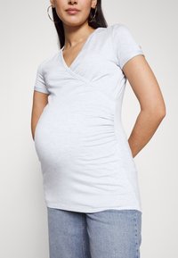 Esprit Maternity T SHIRT NURSING SHORT SLEEVE - Βασικό μπλουζάκι - light blue