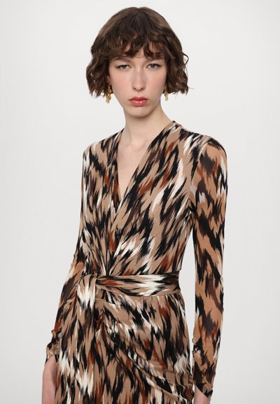 Diane von Furstenberg HADES DRESS - Koktel haljina / svečana haljina - camel