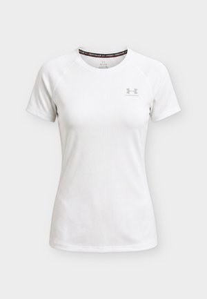 Under Armour, BASELAYER - Sport T-shirt - white/halo gray