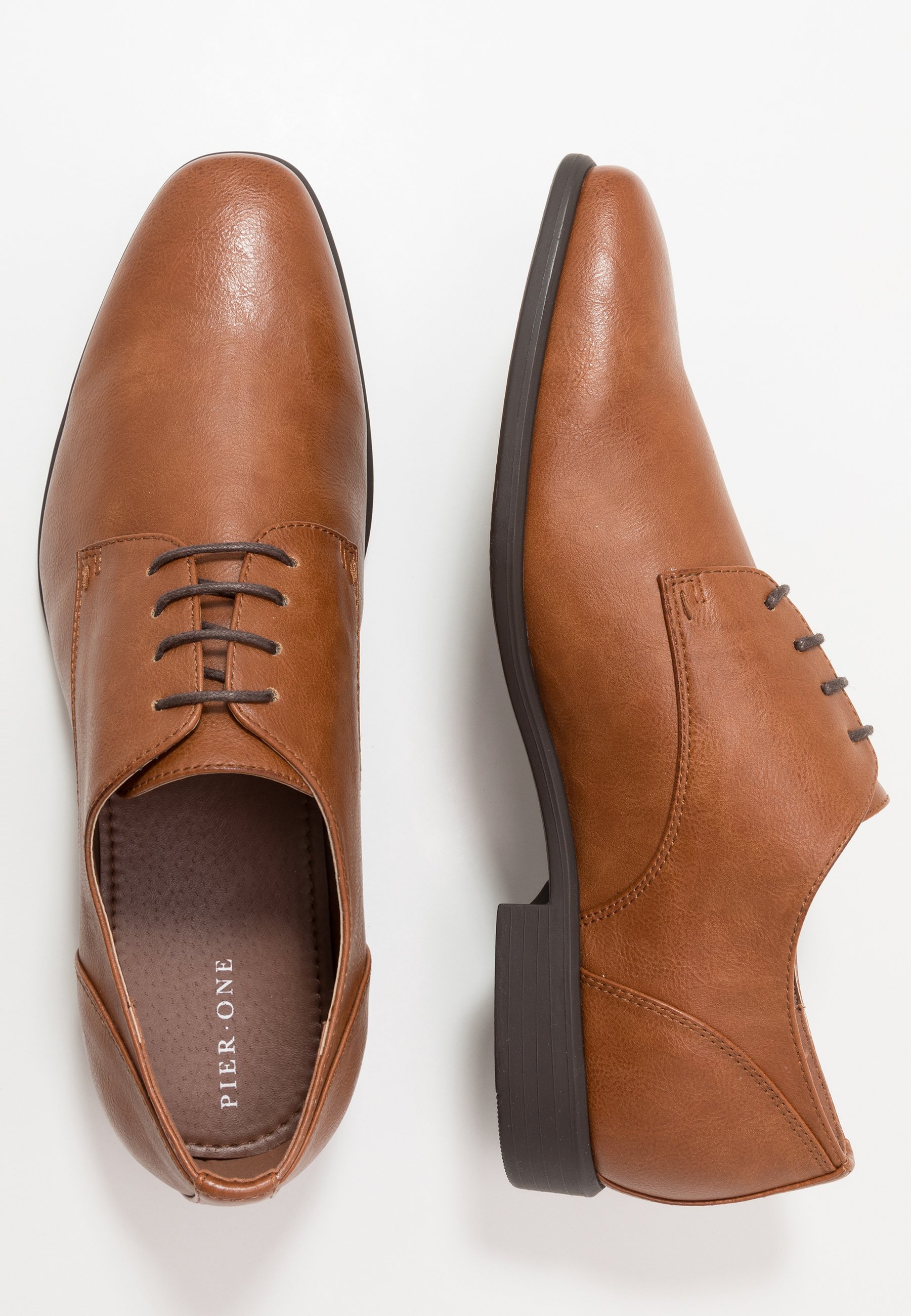 Pier One Pensko med snøring cognac Zalando.no Pier One Pensko med snøring cognac Zalando.no