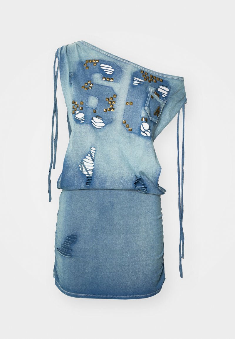 Jaded London ROUTE STUDDED BACKLESS DRESS - Jersey dress - blue - Zalando.ie Jaded London ROUTE STUDDED BACKLESS DRESS - Jersey dress - blue - Zalando.ie