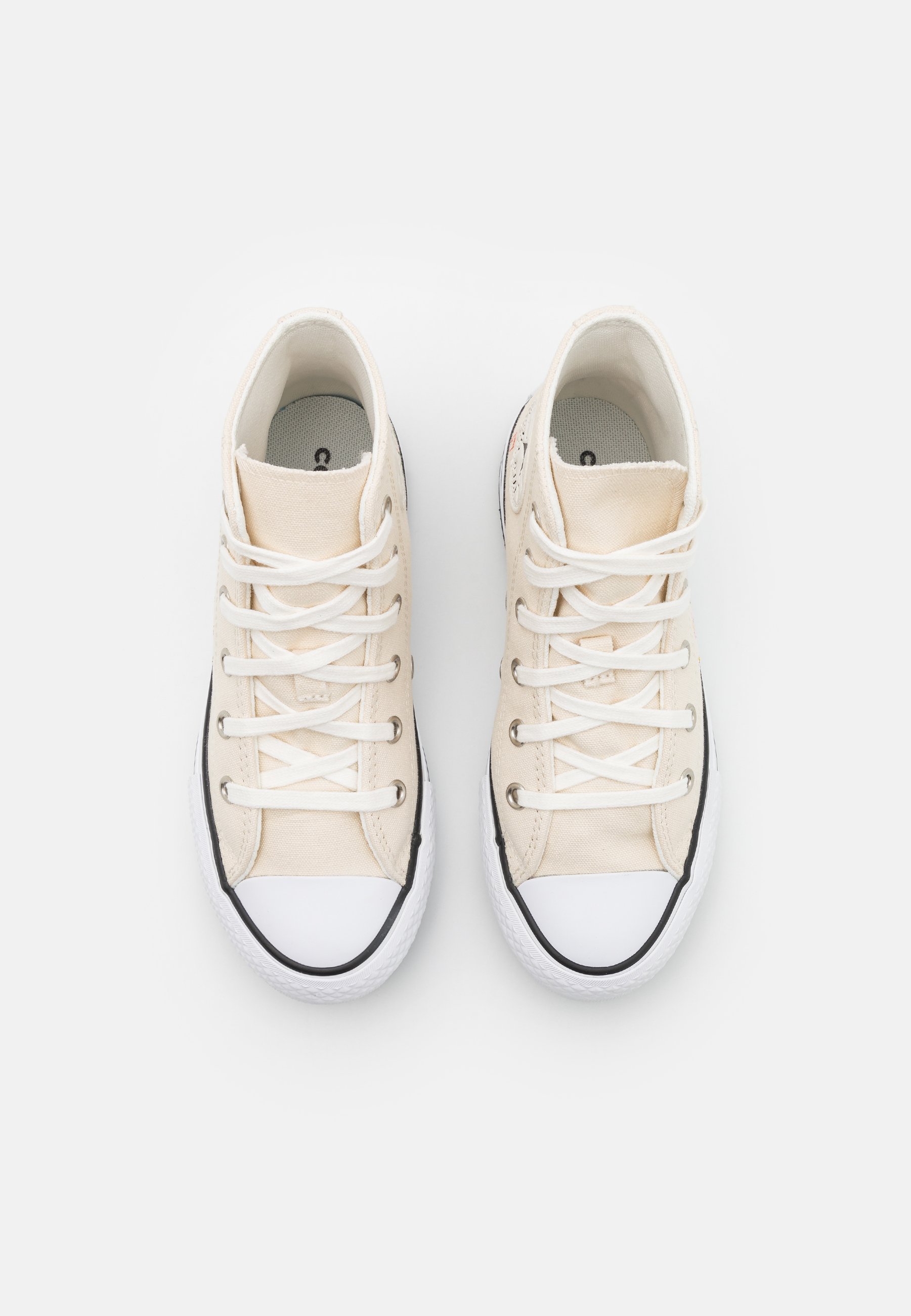 ivory converse high tops