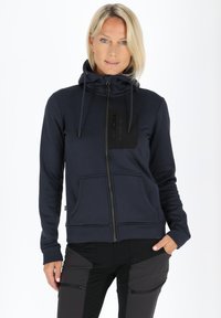 Swedemount TRONDHEIM STRETCH FULL ZIP - Zip-up sweatshirt - dk navy melange