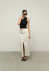 LA MANIA NEVE - Maxi szoknya - white