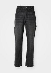 GARYVILLE - Stolarske traperice - black wash tinted