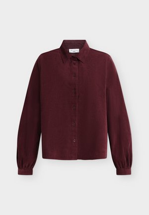 Marc O'Polo DENIM, WOVEN BLOUSES LONGSLEEVE, CORDUROY - Hemdbluse - mahagony jam