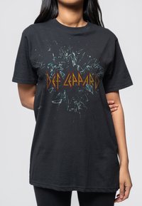 Paradiso Clothing DEF LEPPARD SHATTER - Print T-shirt - black