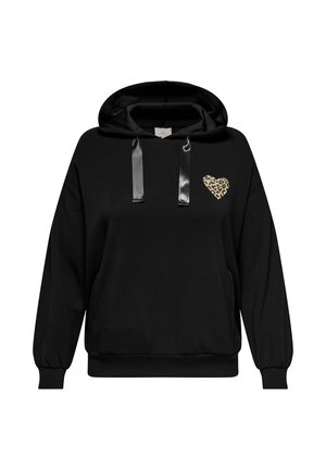 ONLY Carmakoma CARMELANIE - Kapuzenpullover - black
