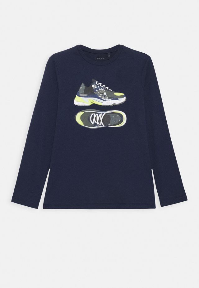 FLUORESCENT SNEAKER - T-shirt à manches longues - indigo