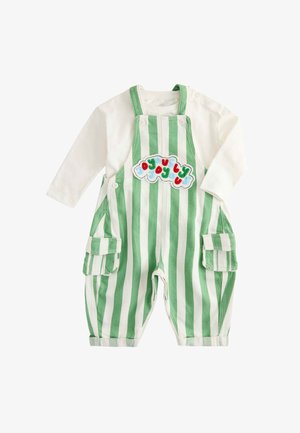 Marks & Spencer, 2 PIECE TOP & BOTTOM OUTFIT (0-3 YRS).. SET UNISEX - Camiseta de manga larga - green