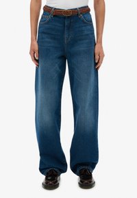 HIGH RISE  - Wide Leg - deep indigo denim