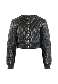 Kožená bunda - schwarz