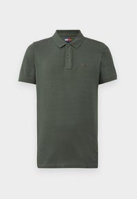 SLIM PLACKET  - Polo majica - pewter green