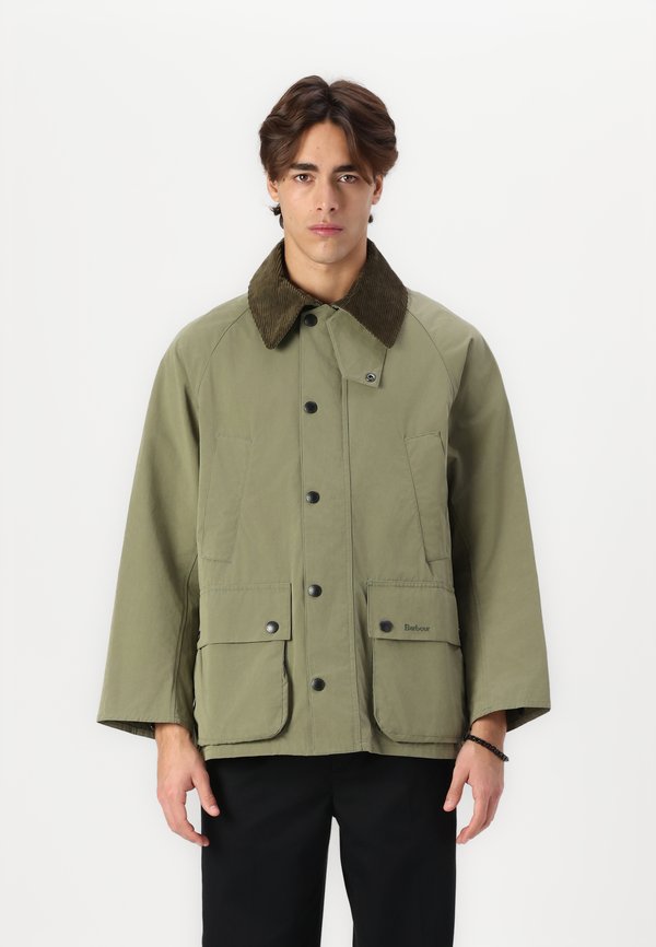 PEACHED BEDALE CASUAL JACKET - Light jacket - fern