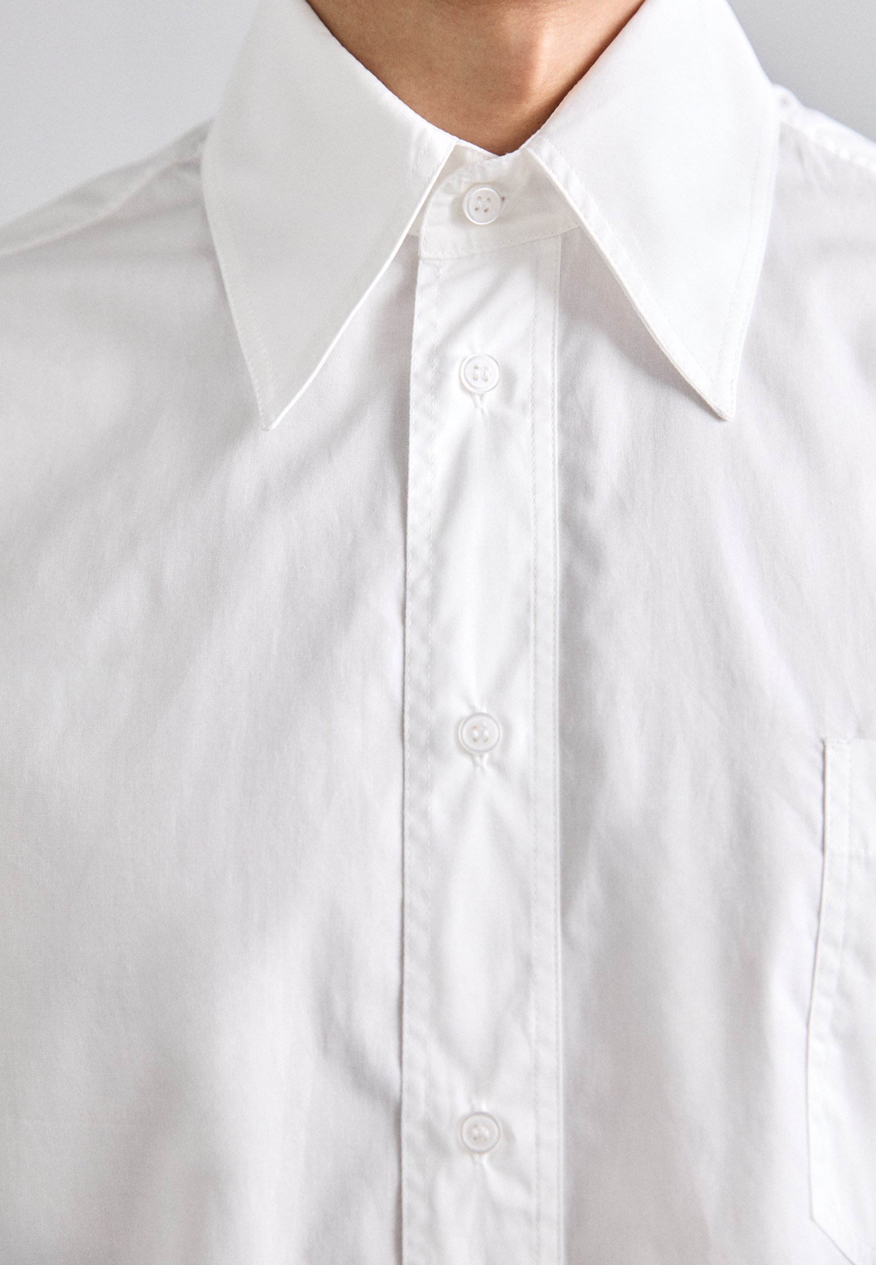 MM6 Maison Margiela LONG SLEEVED - Shirt - white - Zalando.co.uk