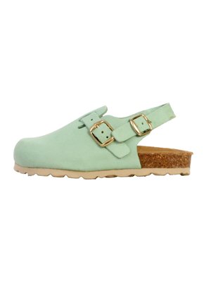 Slip-on sandaler - vert pale