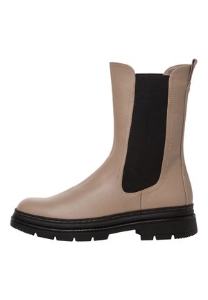 Platform boots - taupe/black