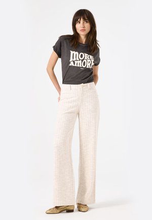 Trousers - ecru