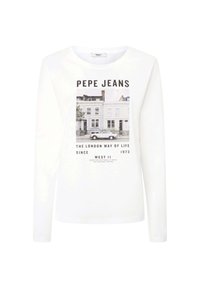 Top s dlouhým rukávem - white