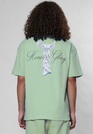 HONOR GLORY - T-shirt con stampa - vintagegreen