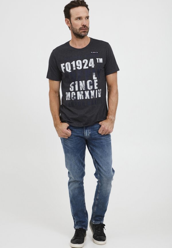 FQWerno - Print T-shirt - charcoal mix4