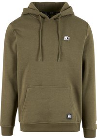 ESSENTIAL - Hoodie - darkolive