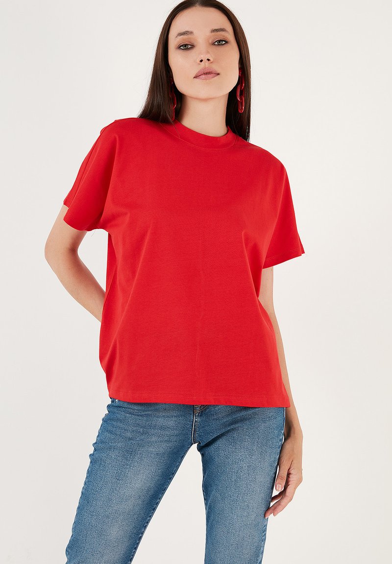 LELA CREW NECK  - Základné tričko - red