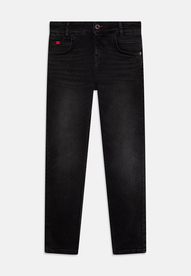 HUGO Kids Slim fit jeans zwart HUGO Kids Slim fit jeans zwart