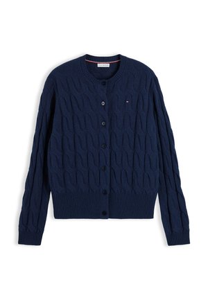 Tommy Hilfiger, SOFT WOOL CARDI - Жилетка - dark blue