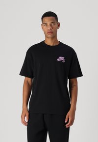 Nike SB TEE SPIDER - Apdrukāts T-krekls - black