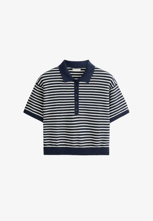 OYSHO, Polo - metallic blue